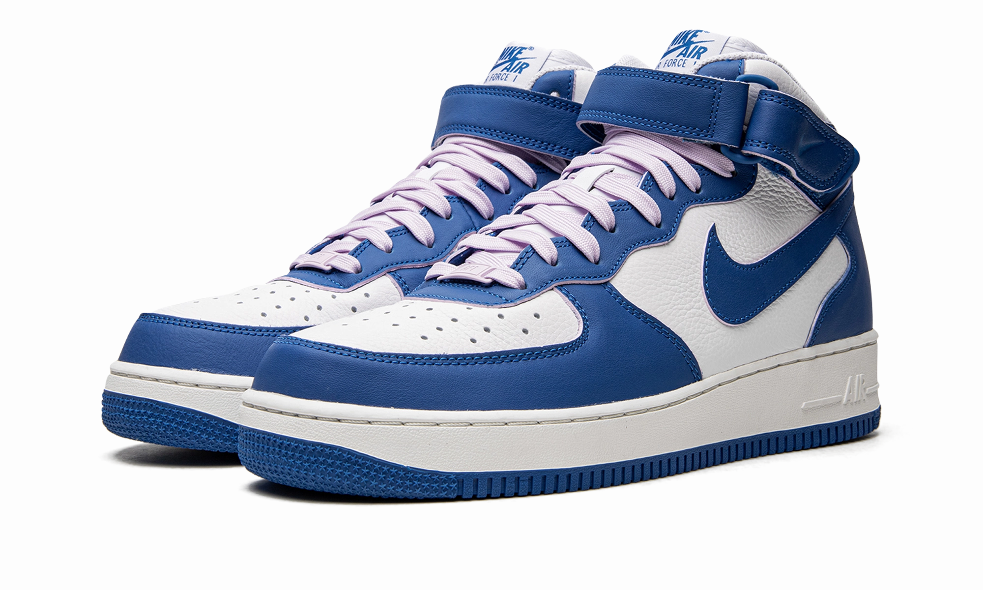 Stable Step Snug Heel Lock System AIR FORCE 1 MID MNS WMNS "Military Blue"