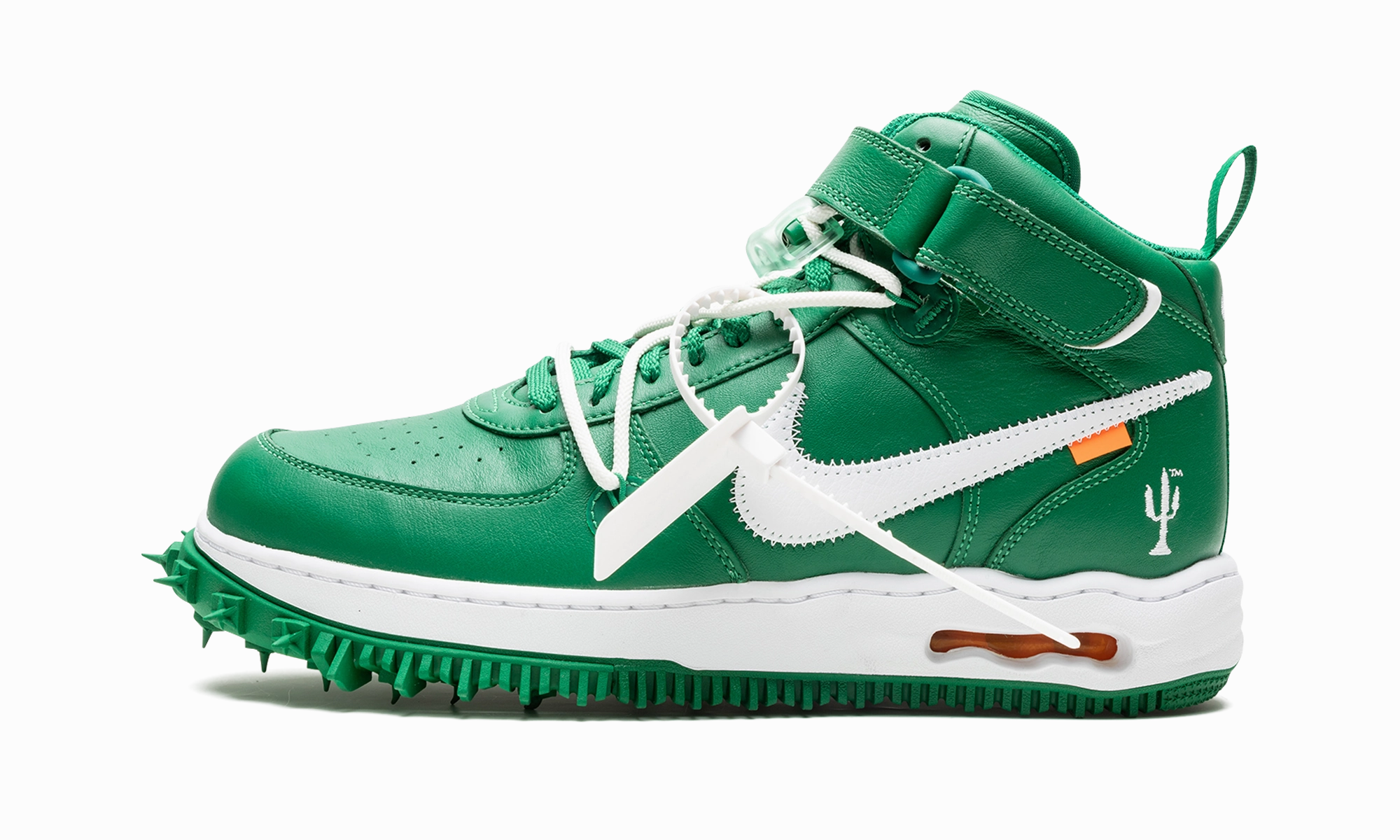 Air Force 1 Mid "Off-White - Pine Green" Cushion Boost