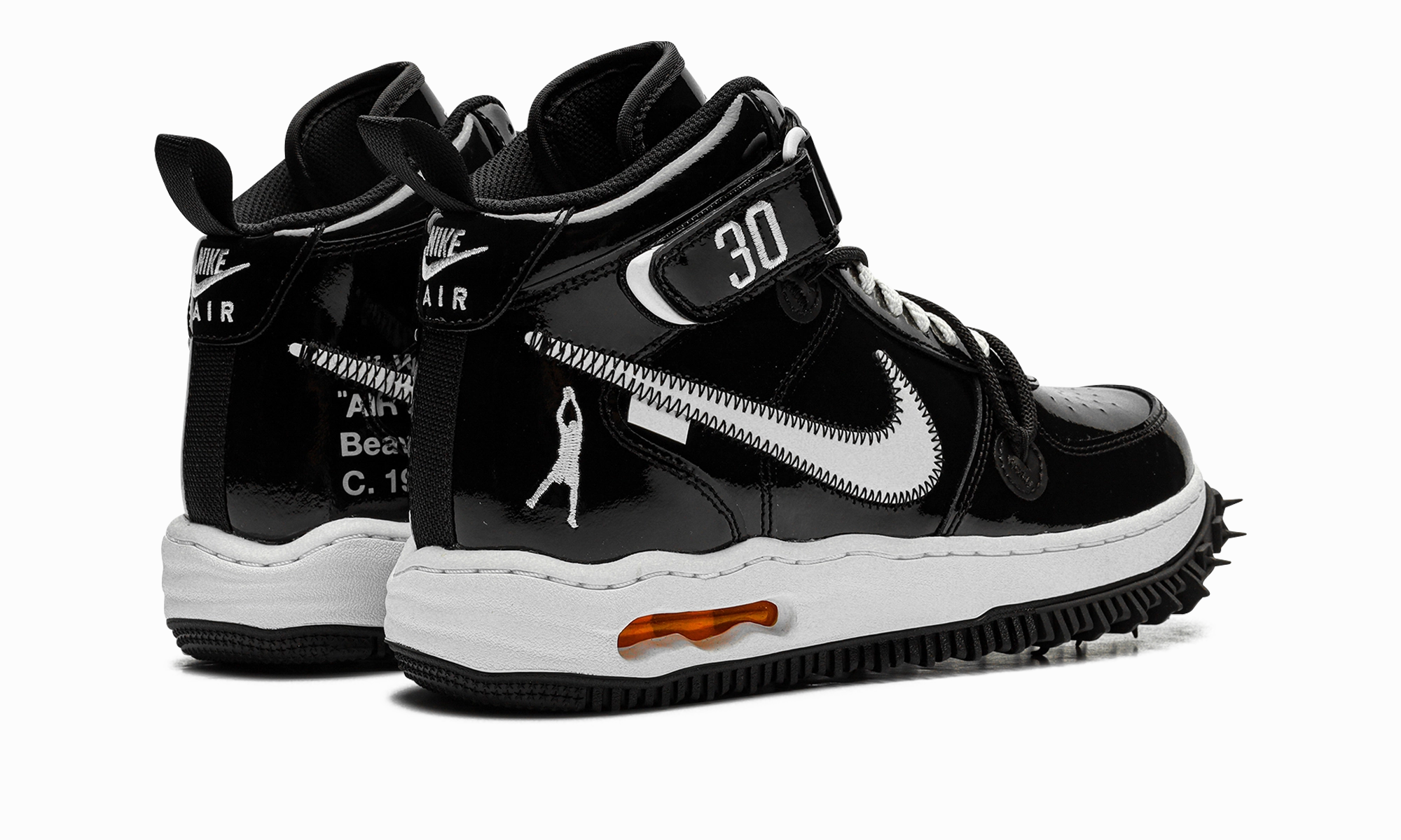 Air Force 1 Mid "Off-White - Sheed" Relaxed Look Korean Mood