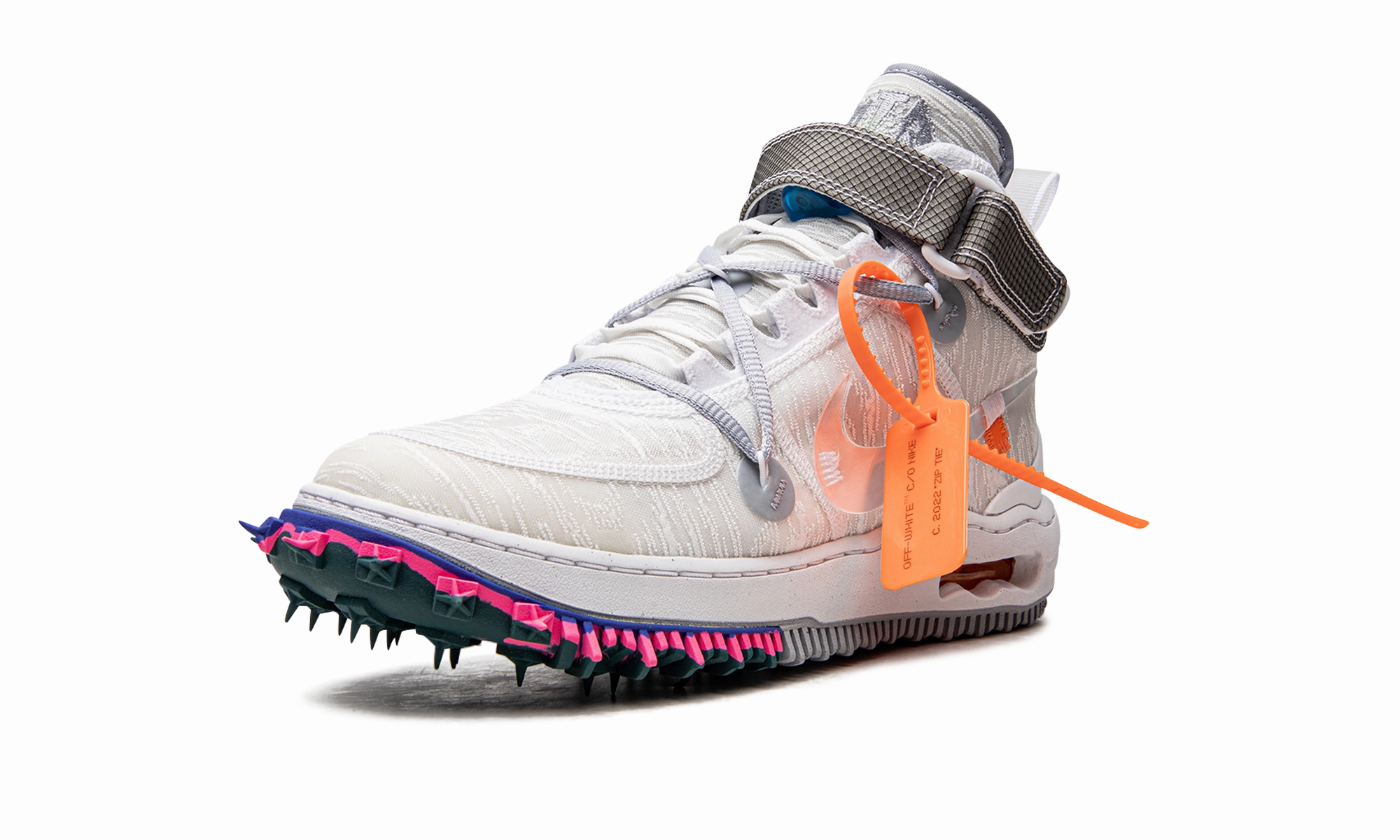Grounded Steps Comfy Layer Air Force 1 Mid "Off-White - White"