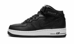 Air Force 1 Mid "Stussy - Black" Trail Trek
