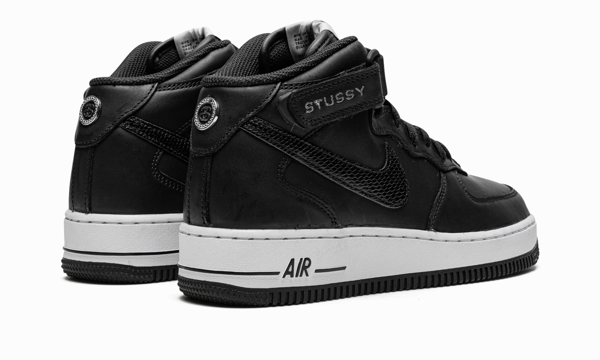 Prairie Hike Air Force 1 Mid "Stussy - Black"