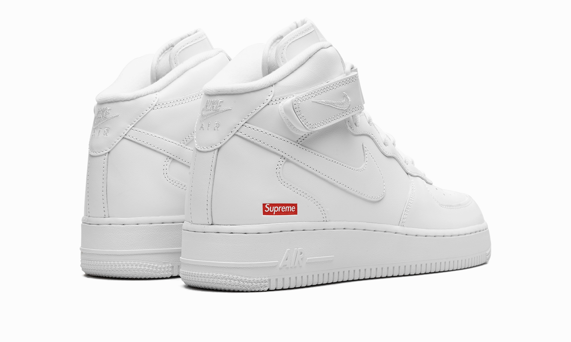 Lead Hike Air Force 1 Mid "Supreme - Mini Box Logo White"