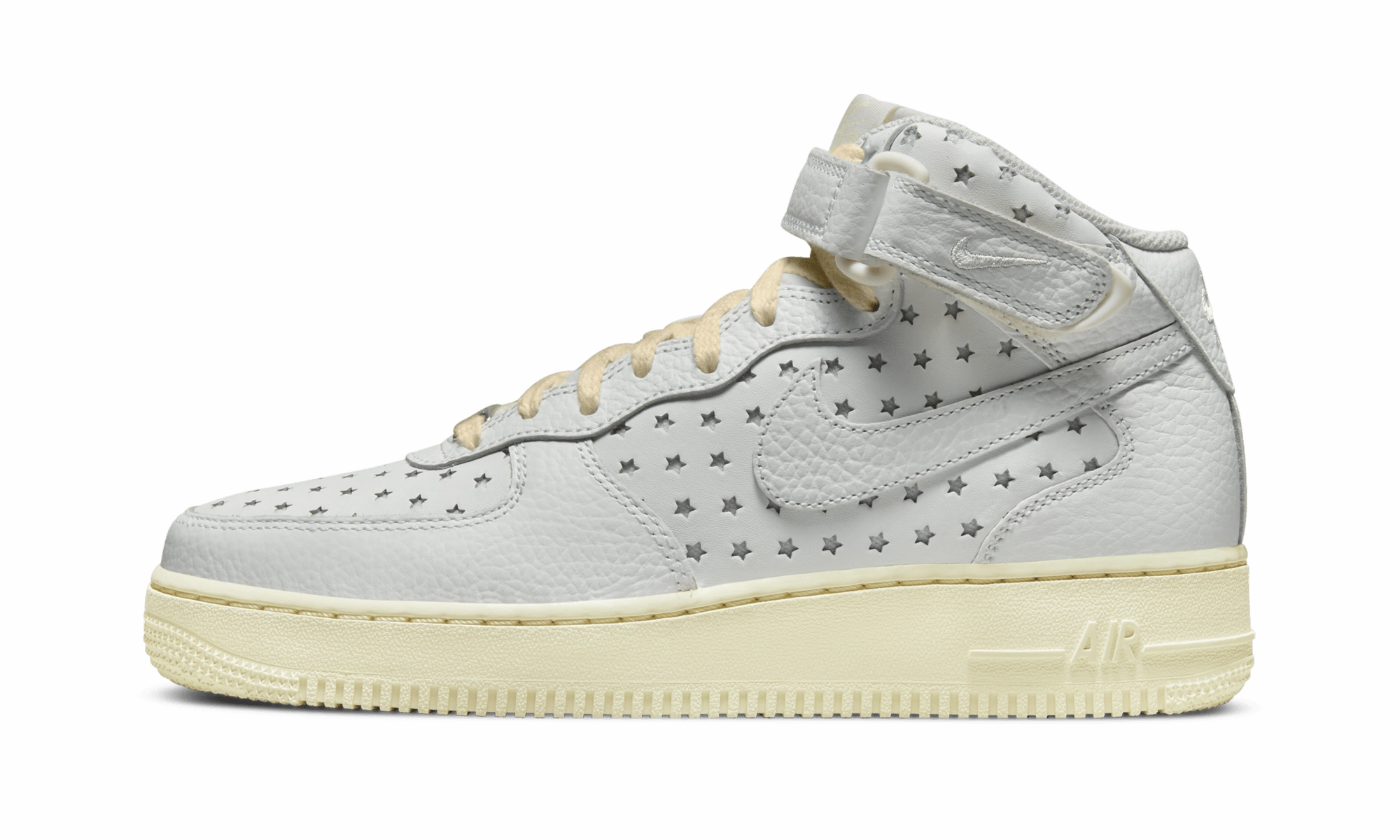 Anti Friction Comfortable Feeling AIR FORCE 1 MID WMNS "CUT OUT STARS"