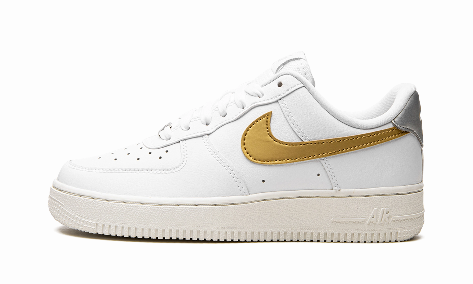 Light Layers Easy Entry AIR FORCE 1 MNS WMNS "White / Gold / Silver"