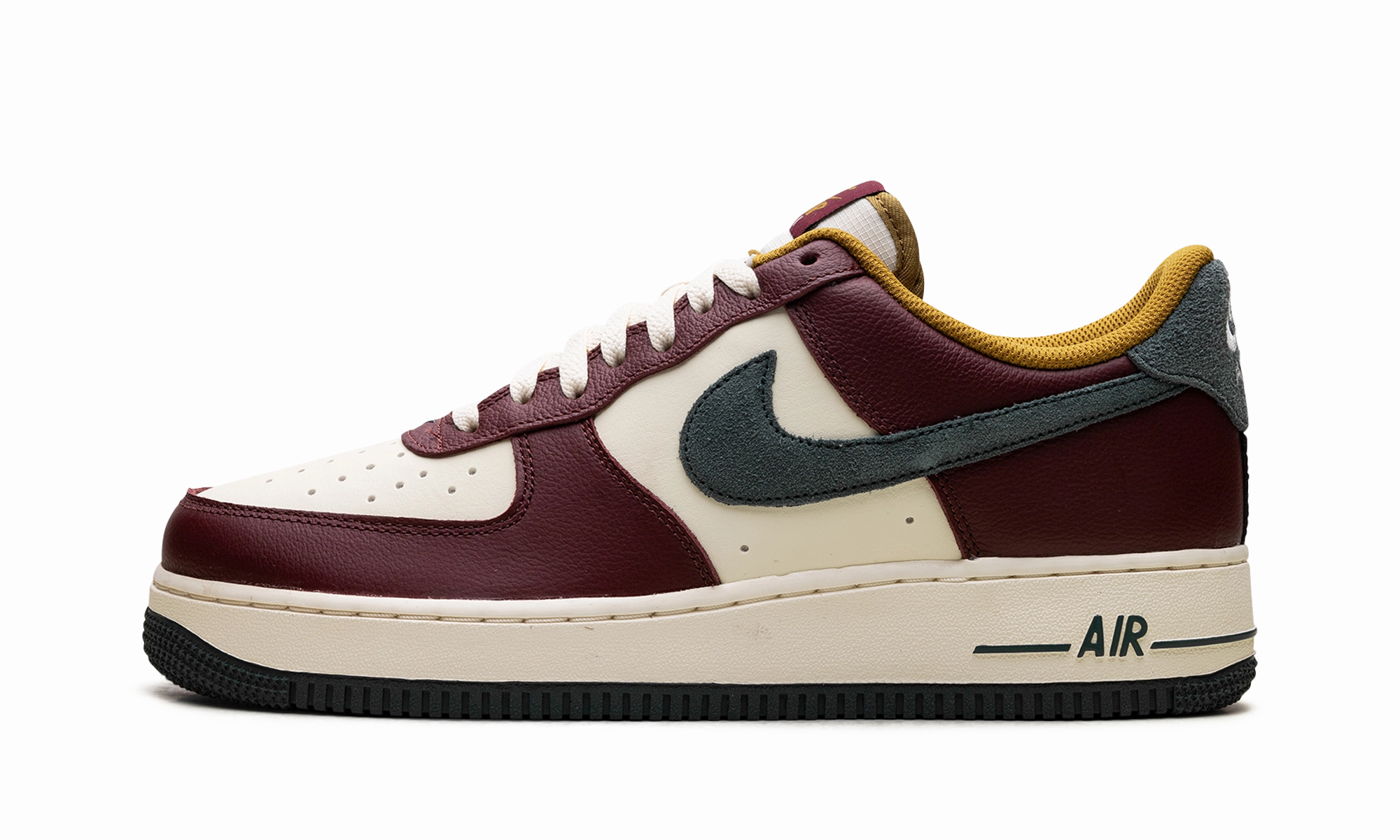 Yellow Sun Air Force 1 "Dark Team Red Vintage Green"
