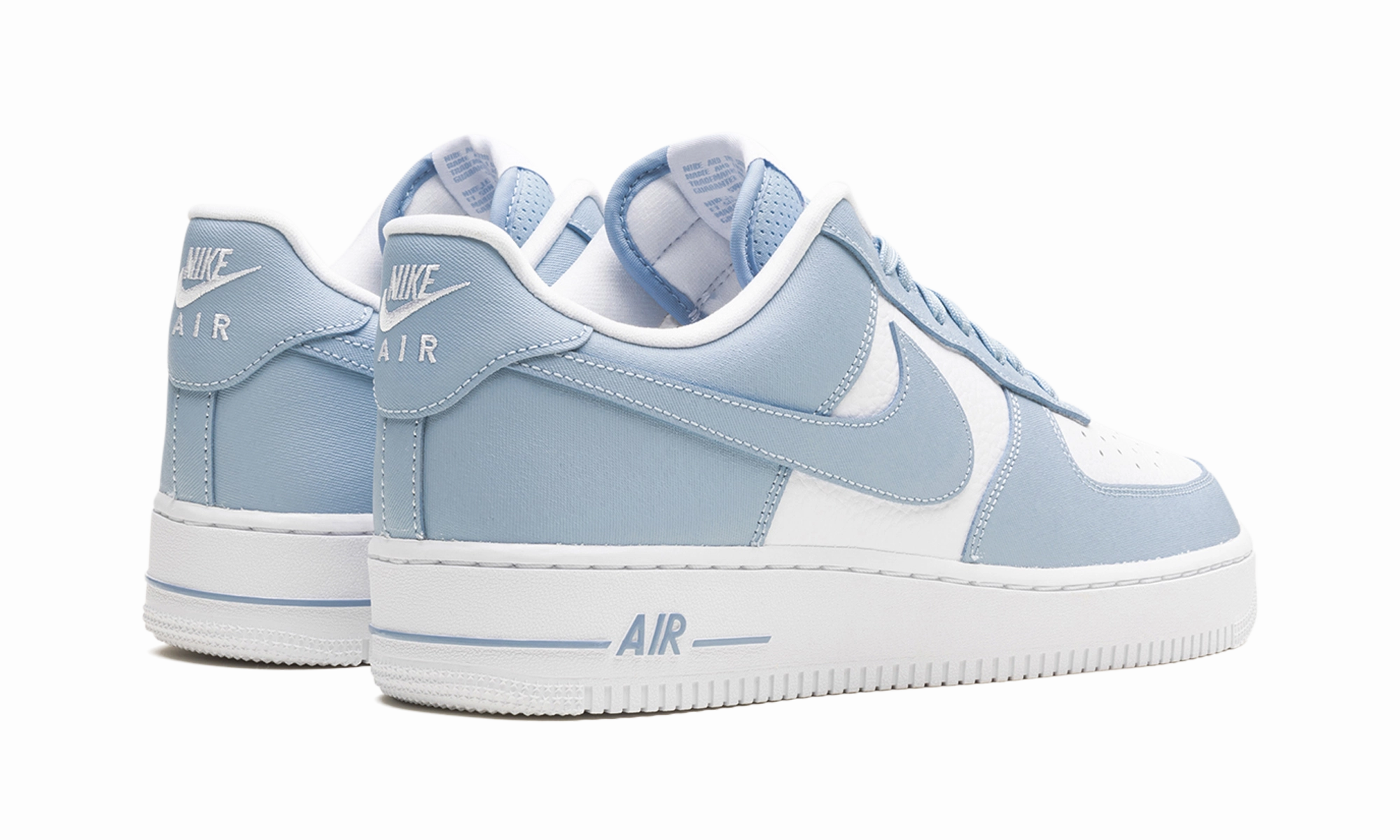 Minimal Stitch Recycled Components Air Force 1 "Light Armory Blue"