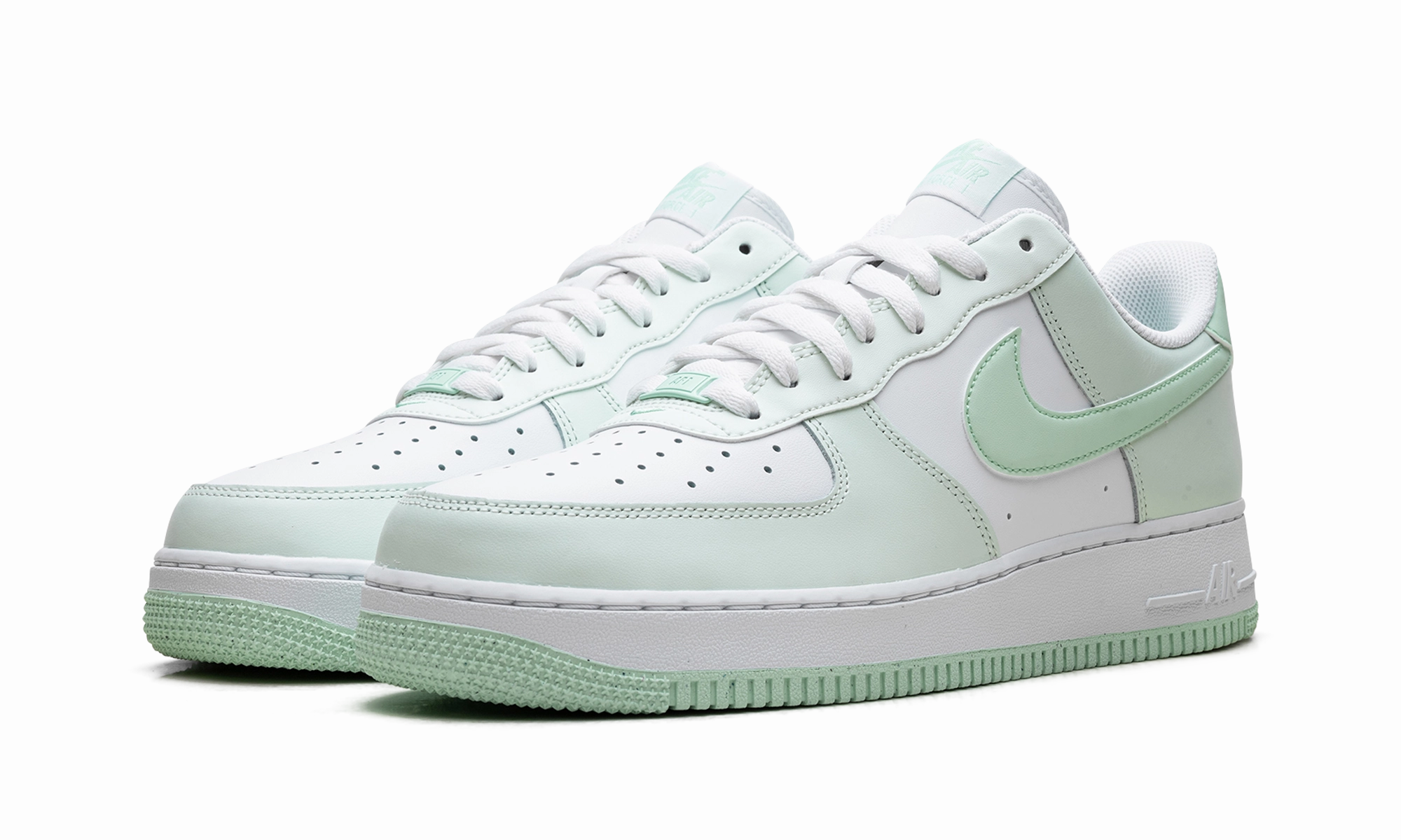 AIR FORCE 1 "Mint Foam" Zero Drop Platform Breathable   mesh