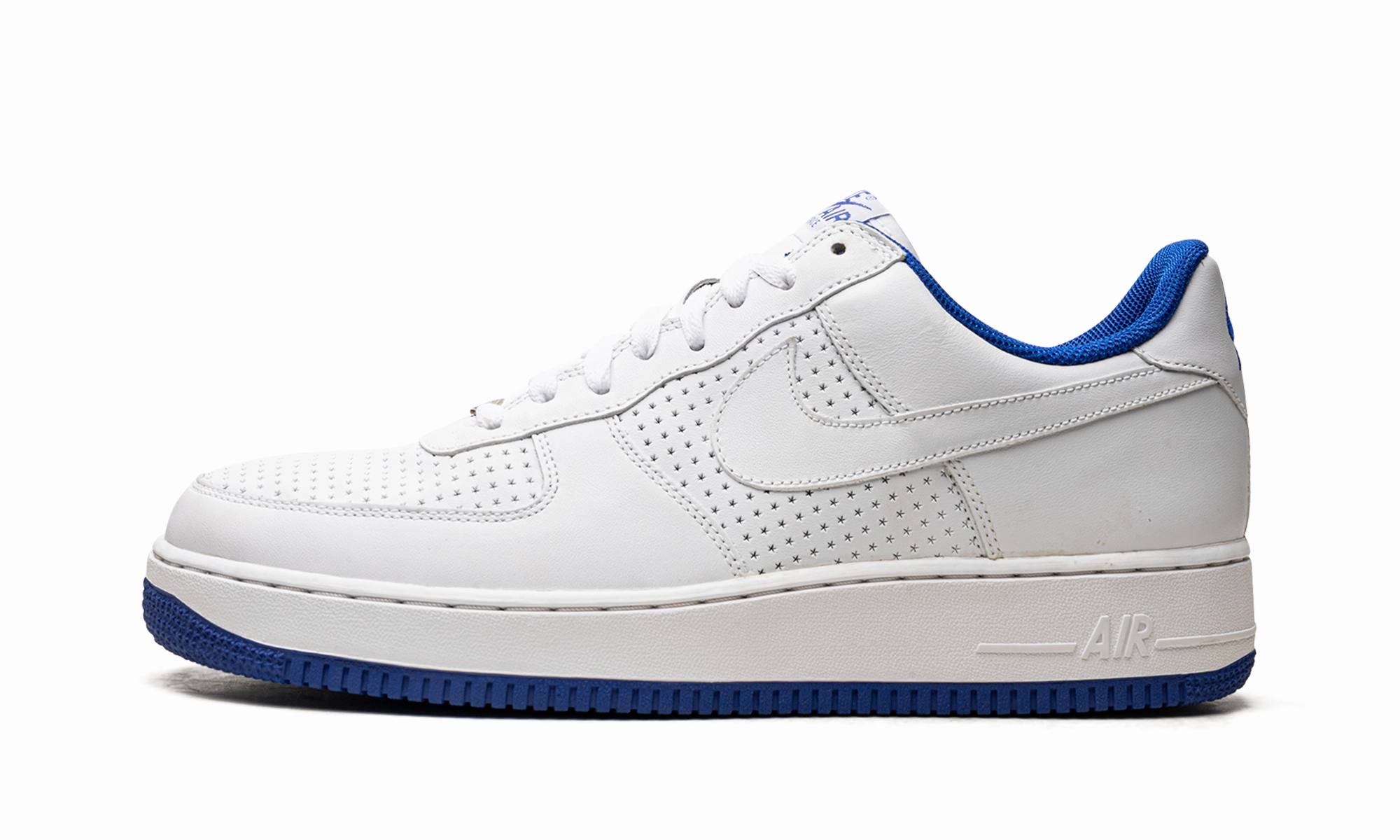 Air Force 1 "White / Royal 2006" Foldable Build synthetic material