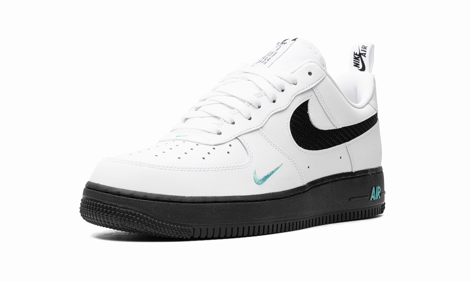 Air Force 1 "White/Black Teal" Fit Daily