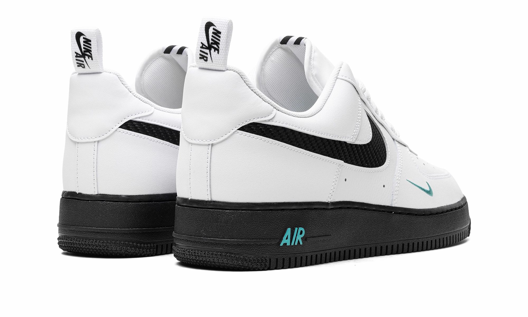 Air Force 1 "White/Black Teal" Go Daily Beach Trek