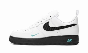 Bootie Style Air Force 1 "White/Black Teal"
