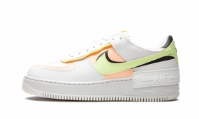 Heavy Stride AIR FORCE 1 SHADO MNS WMNS "White / Barely Volt / Crimson Tint"