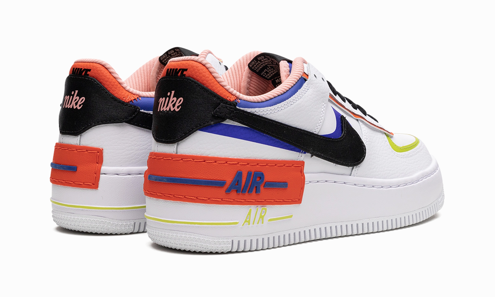 Slip Resistant Tread AIR FORCE 1 SHADO MNS WMNS "White Multi"