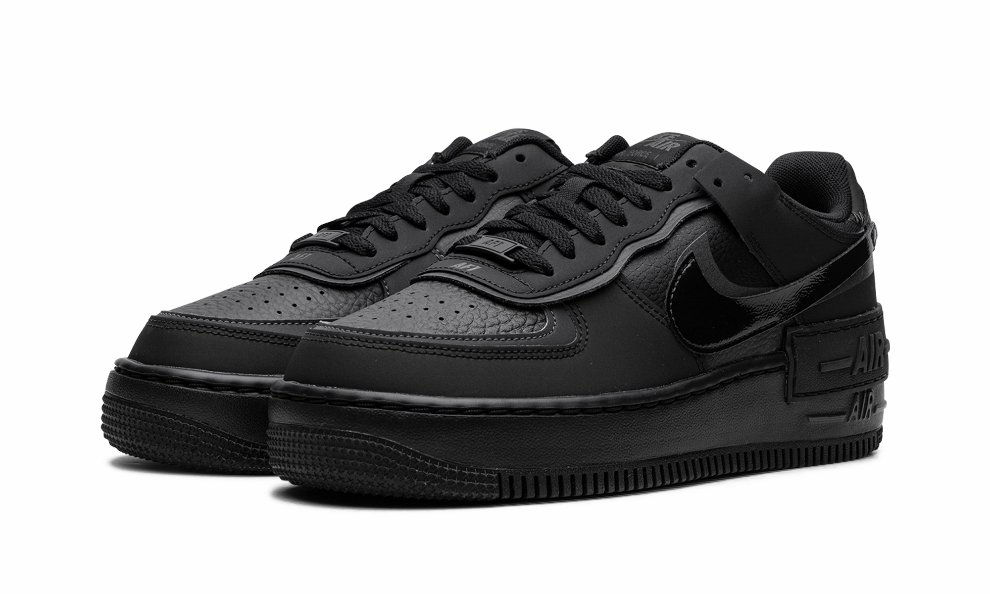 AIR FORCE 1 SHADO WMNS "Triple Black" Fog Step