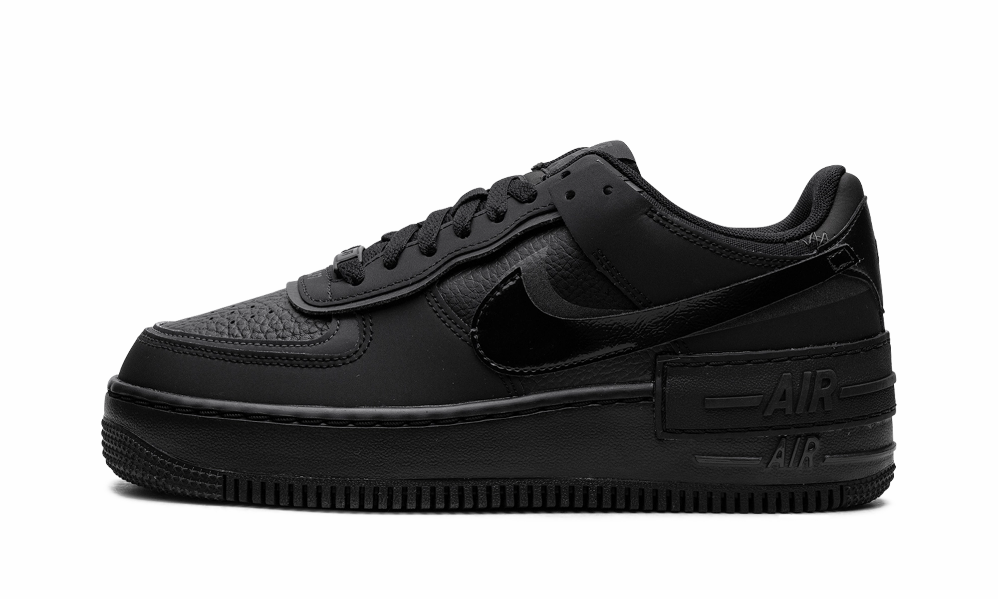 Harbor Path Glow Step AIR FORCE 1 SHADO WMNS "Triple Black"