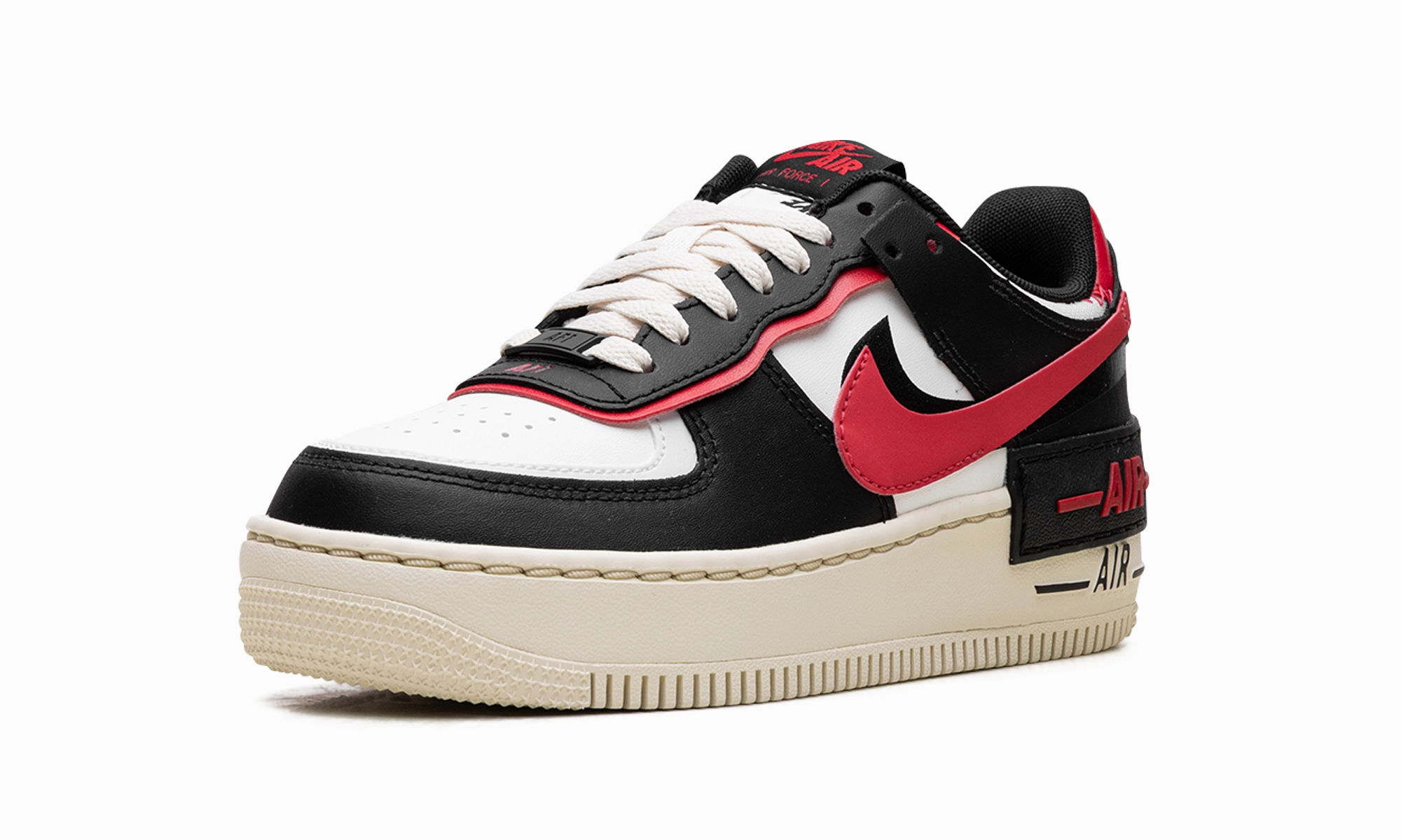 Suede Warm Air Force 1 Shadow "UNIVERSITY RED"