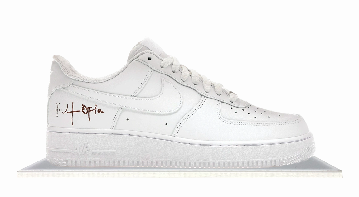 Air Force 1 White (Travis Scott Cactus Jack Utopia Edition) Dry Touch Snow Jog