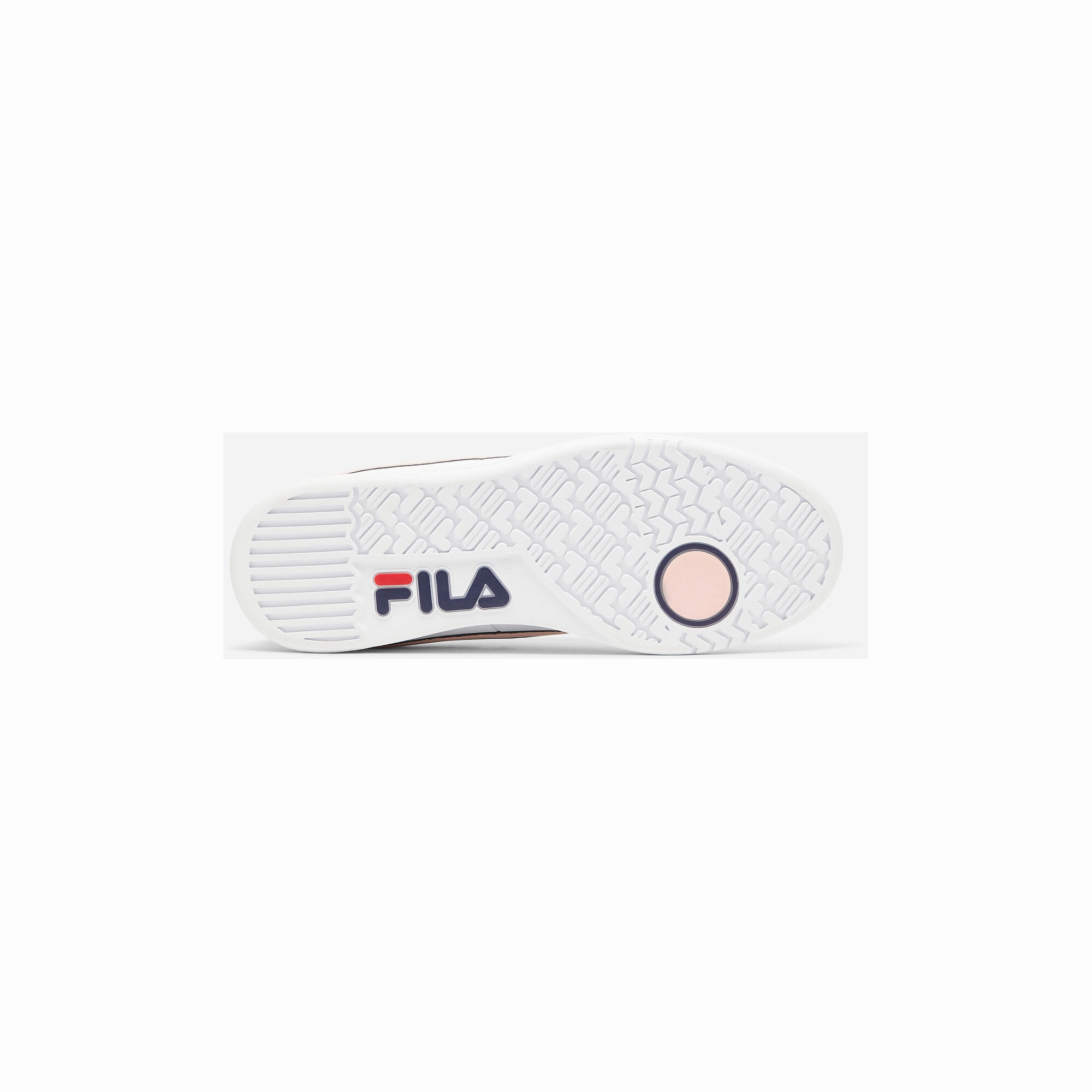 Mid Foot Lockdown Fila Men's Tennis 88 Shoes - White / Navy / Seashell Pink