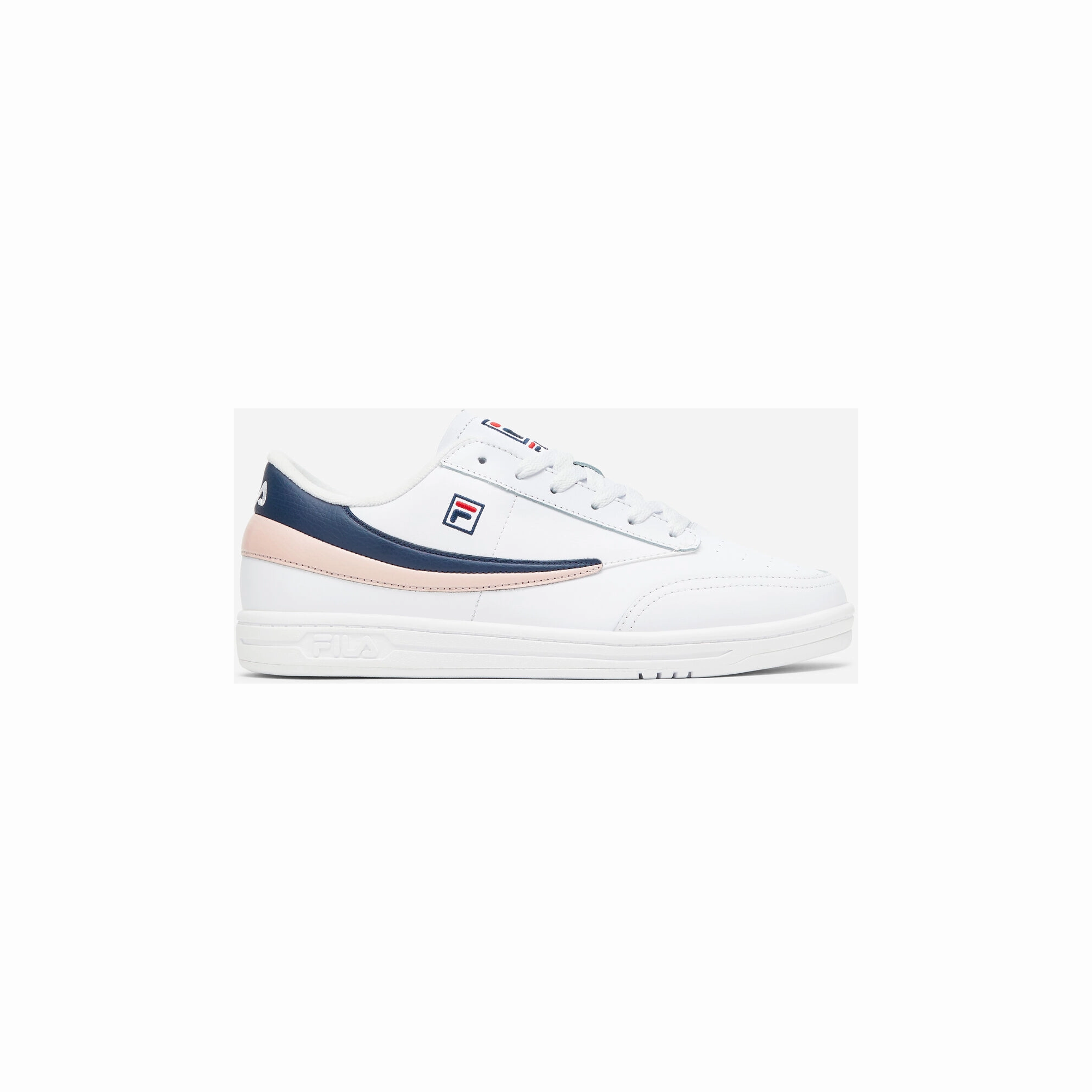 Motion Style Fila Men's Tennis 88 Shoes - White / Navy / Seashell Pink