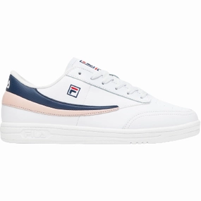Fila Men's Tennis 88 Shoes - White / Navy / Seashell Pink CrossTraining TPU Midsole