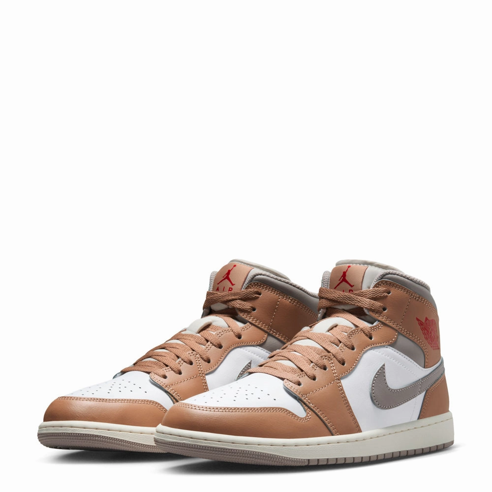 AJ 1 Mid - Mens Breathable Lining Reinforced Lace Loops
