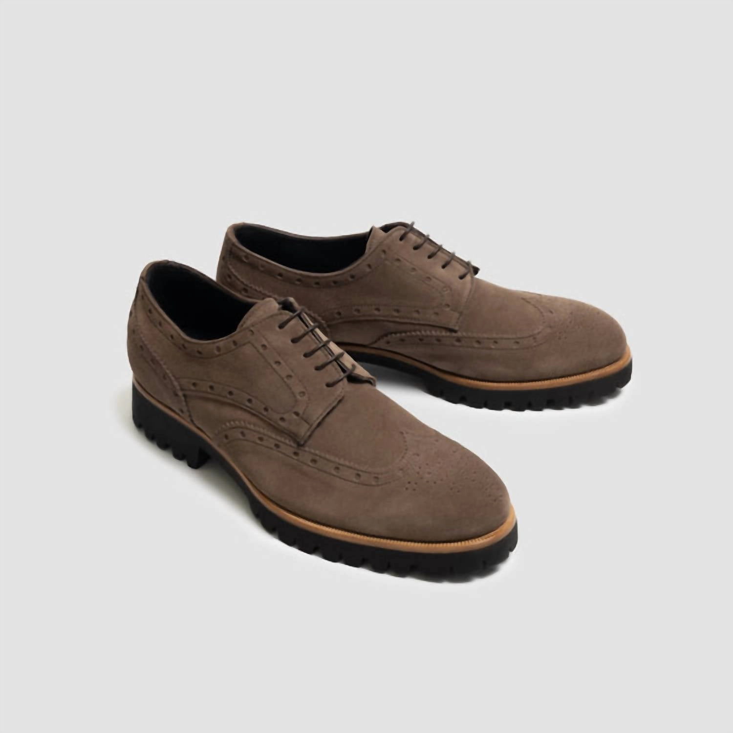 Men's Montagnana Oxford Shoes In Dark Bark Cultural Fit Elegant Oxfords