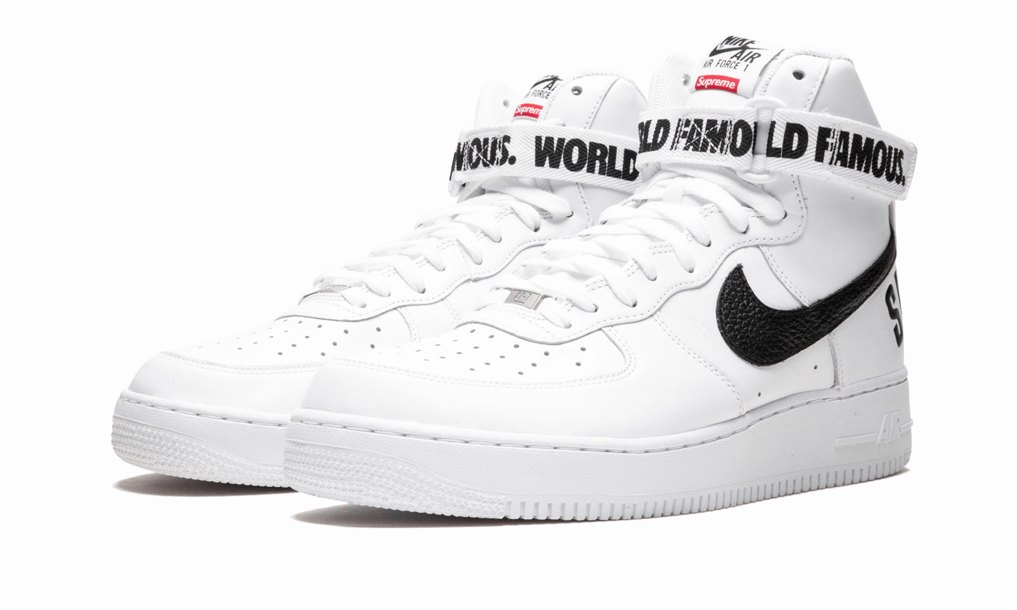 Quiet Footprint Urban Look Air Force 1 High Supreme SP "White"