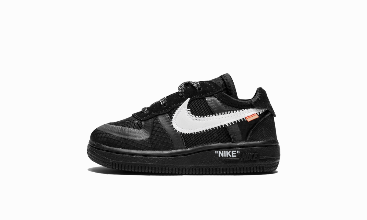 The 10: Air Force 1 (TD) "Off-White Black" Hook And Loop Relax Wear