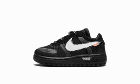 The 10: Air Force 1 (TD) "Off-White Black" Hook And Loop Relax Wear