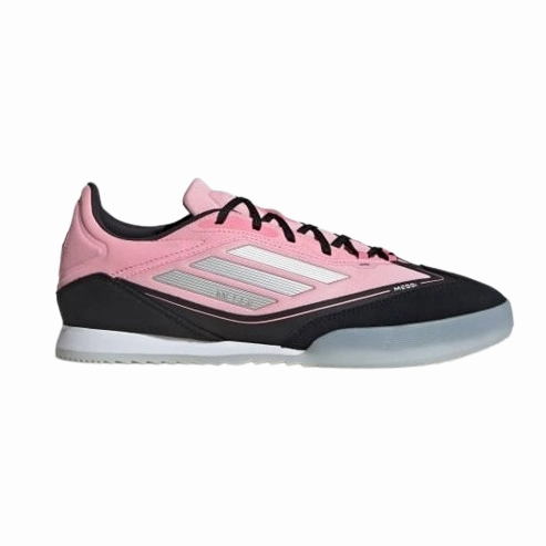 Adidas Men's F50 Messi Freestyle Soccer Shoes - Light Pink / Silver Metallic / Core Black Breath Comfort
