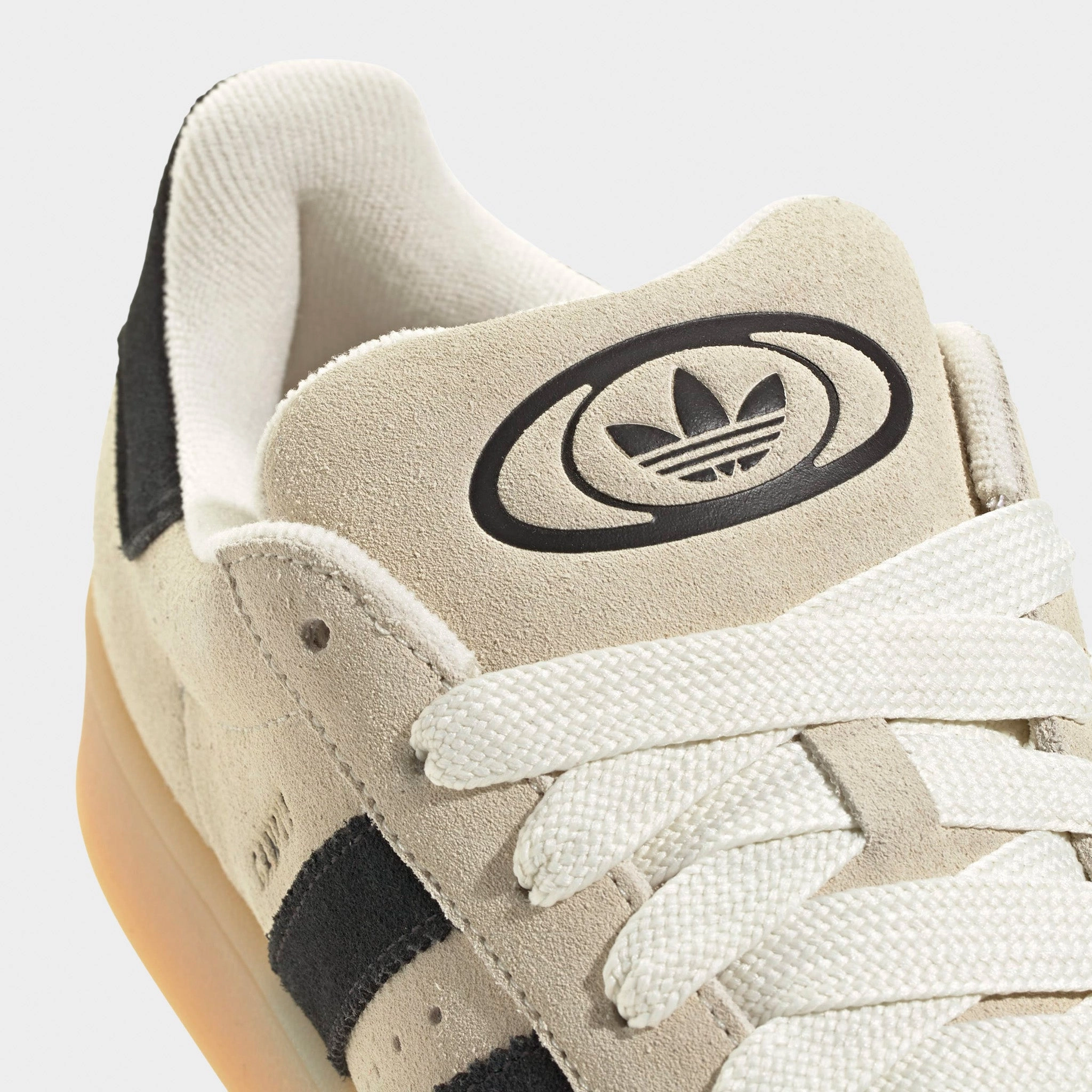 adidas Campus 00s Gum / White - Black Gusseted Tongue Waterproof Lining
