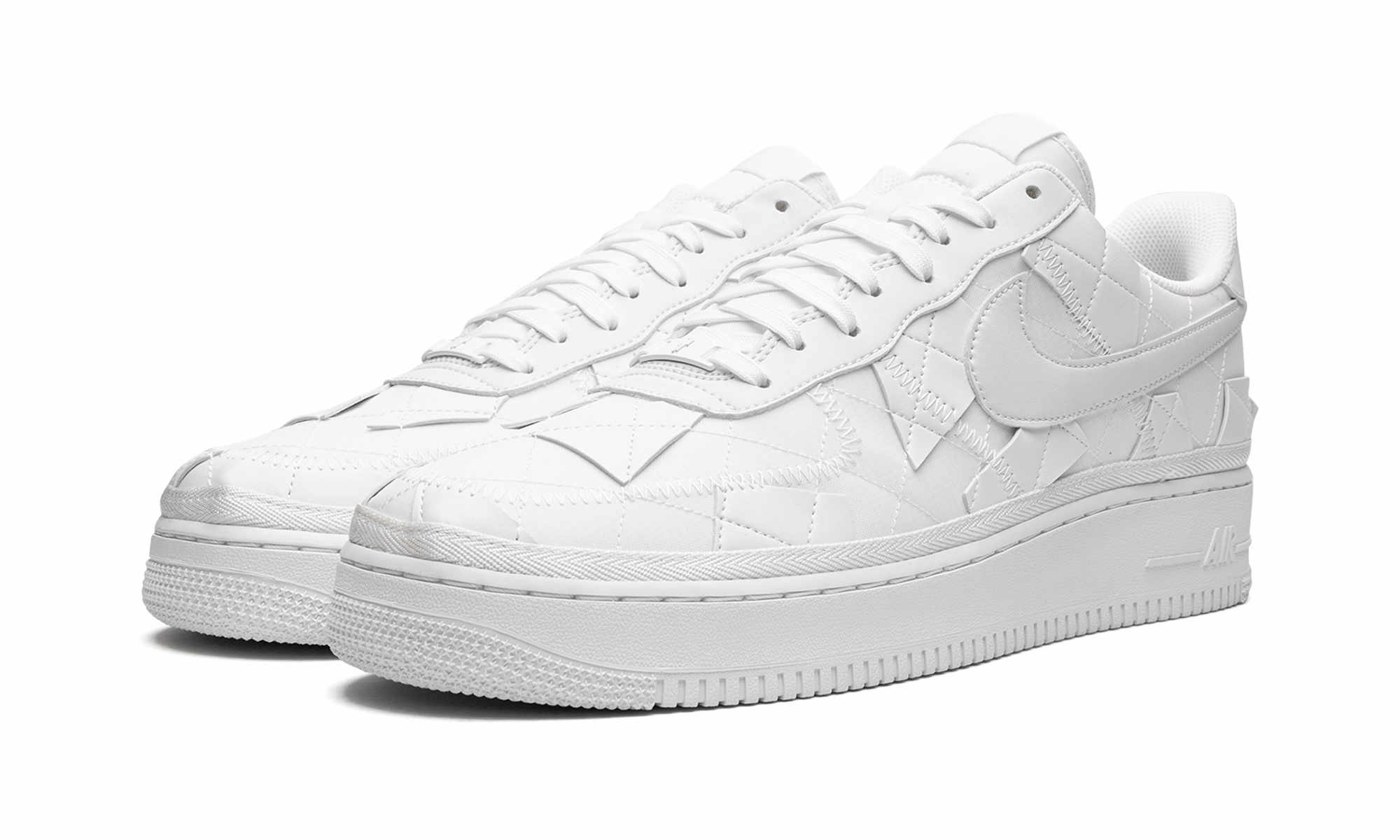 Calm Walk Comfort Guarantee Air Force 1 Low "Billie Ellish - Triple White"