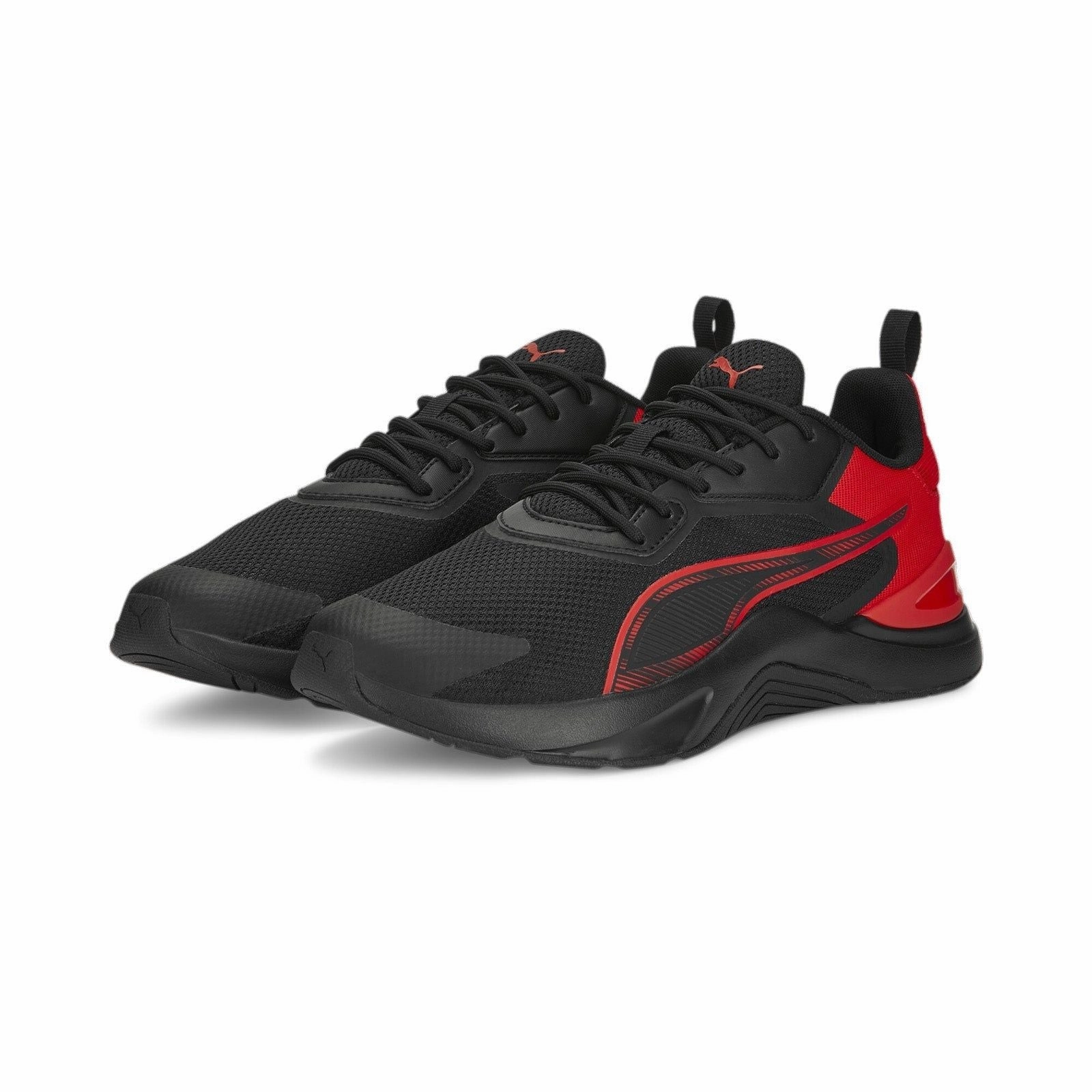 Outdoor Motion Puma Men's Infusion Training Shoes - Black / All Time Red