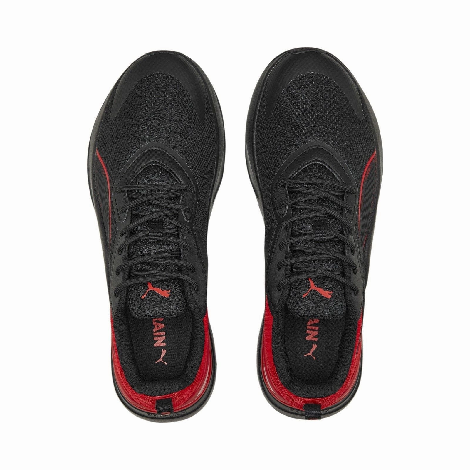 Puma Men's Infusion Training Shoes - Black / All Time Red Minimalist Look
