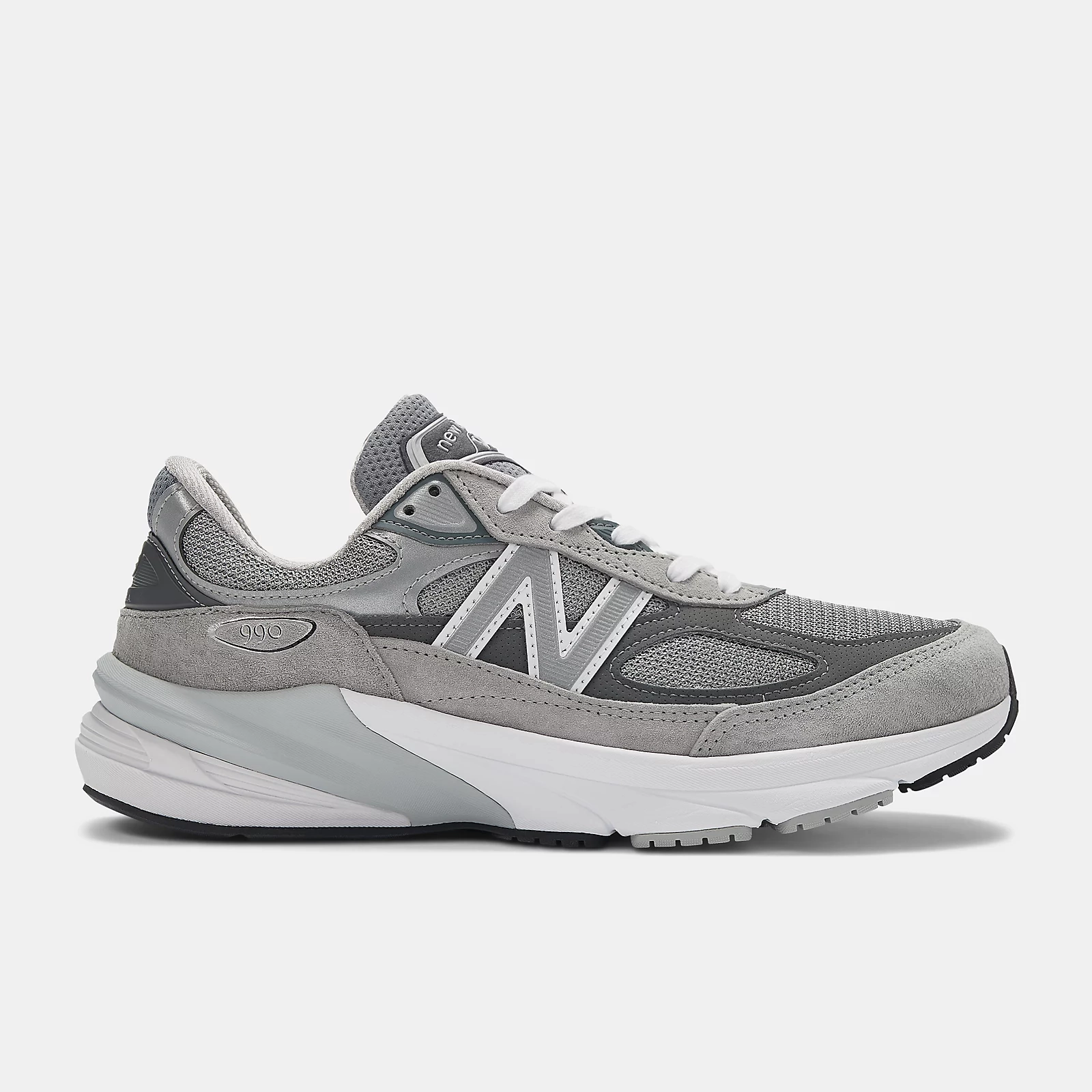 Quick Fit Day To Day New Balance Men's Made in USA 990 v6 Shoes - Grey