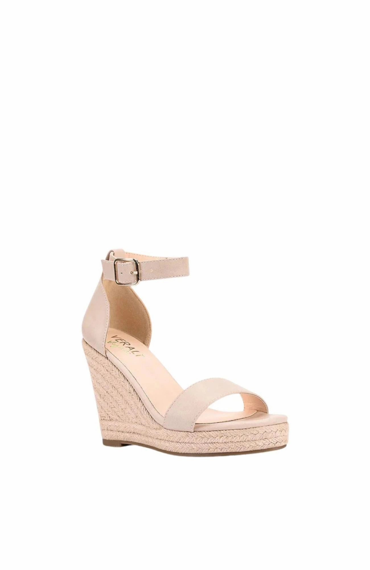 Amena Rope Wedge Blush Runway Mode