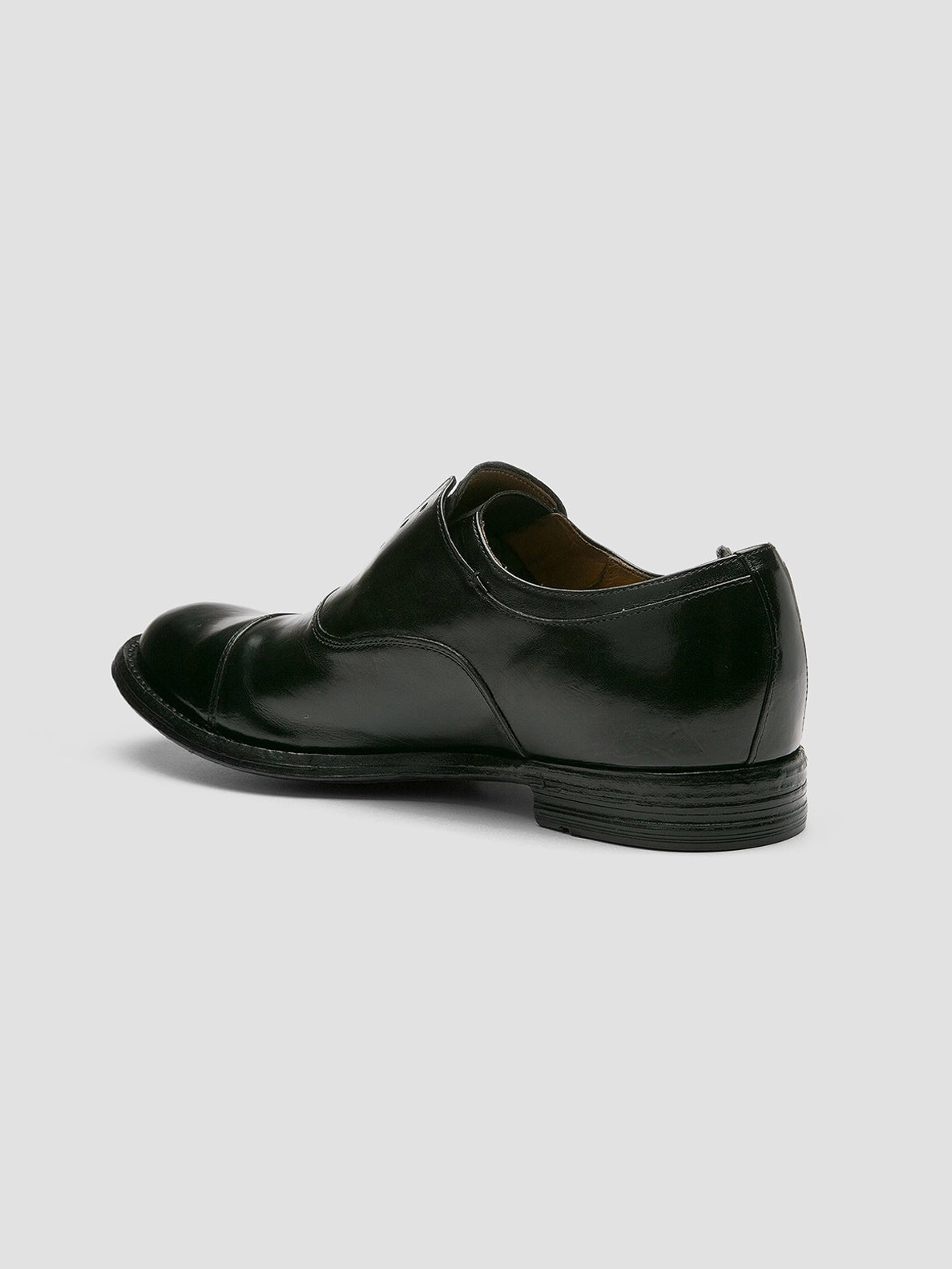 ANATOMIA 015 - Black Leather Oxford Shoes Support Form