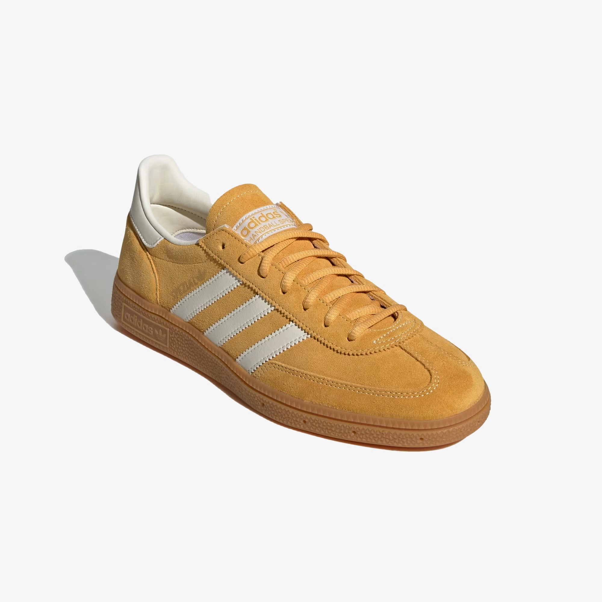 Adidas Originals | HANDBALL SPEZIAL  { PRELOVED YELLOW/ CREAM WHITE Step Control Moisture Wicking Linings