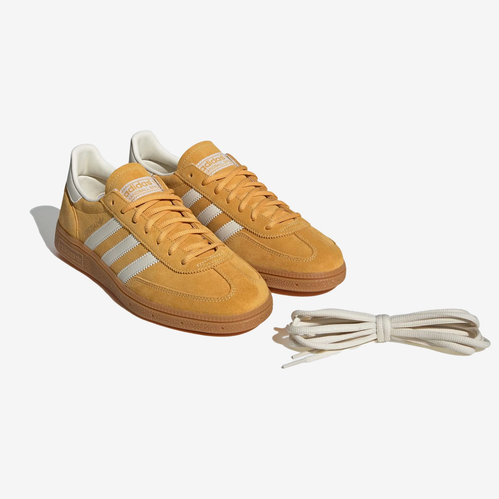 Secure Lace System Adidas Originals | HANDBALL SPEZIAL  { PRELOVED YELLOW/ CREAM WHITE