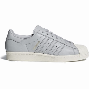 Quick Dry Fabric Adidas Superstar 80s Shoes - Grey / Red / Blue