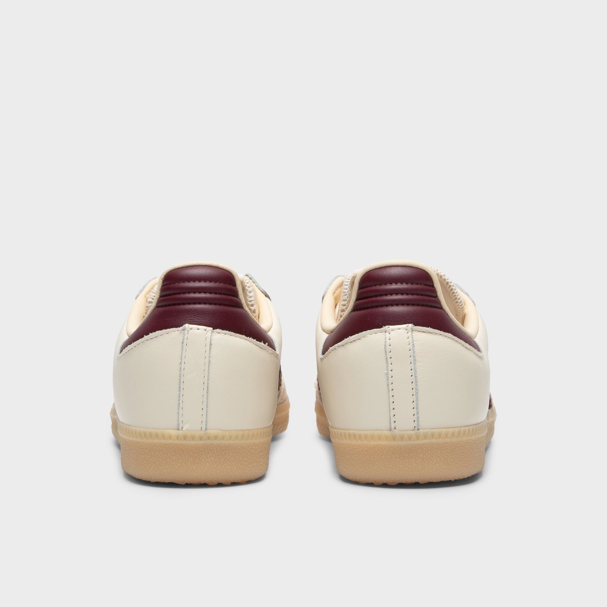 adidas Samba OG White / Red - Gum Lightweight Canvas Soft Design