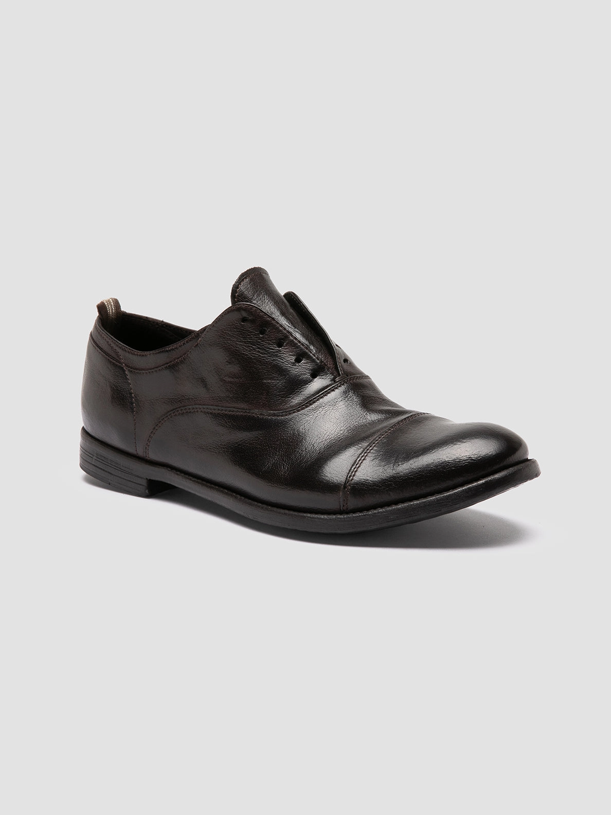 ARC 501 - Brown Leather Oxford Shoes Breathable Option