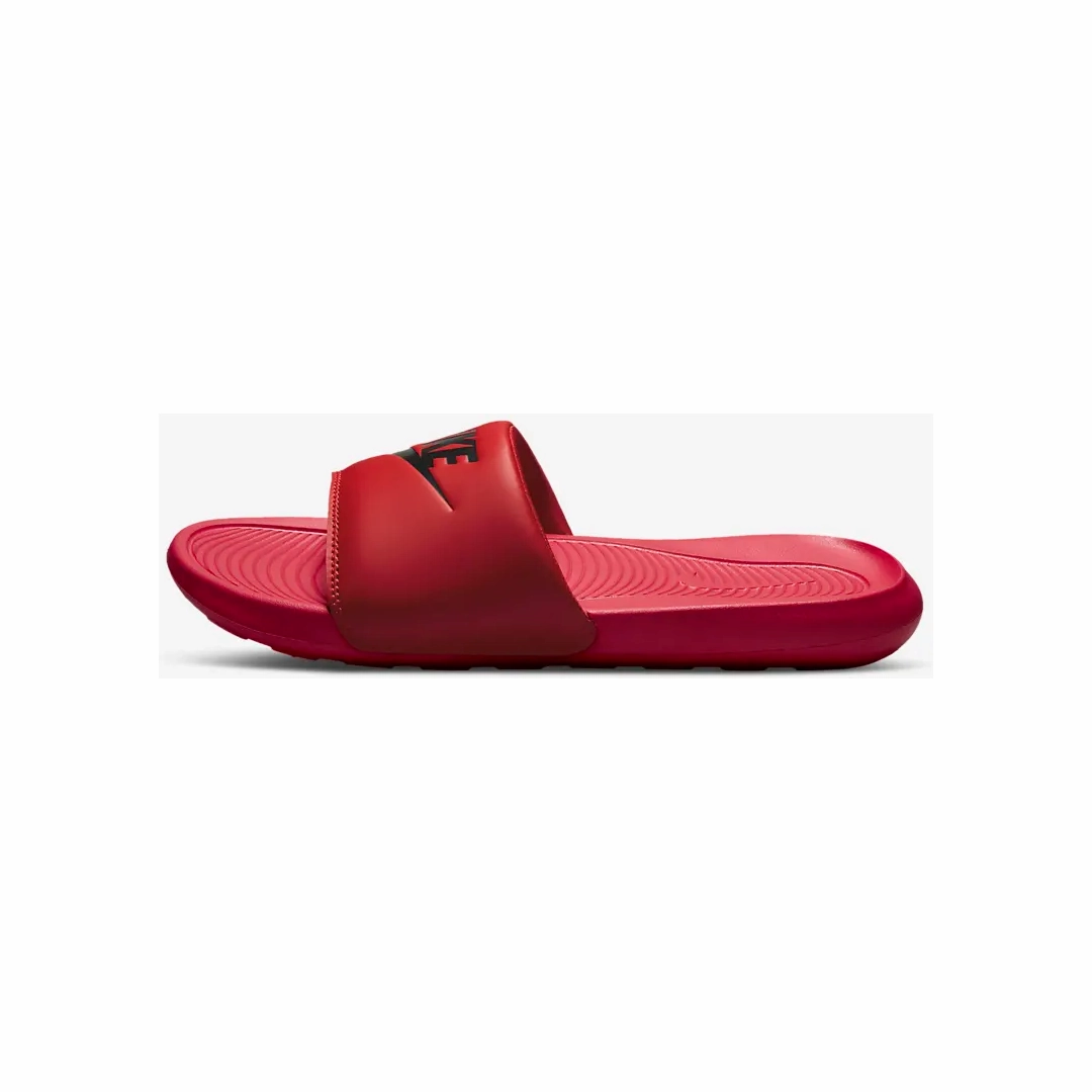 Nike Men's Victori One Slides - University Red / Black Minimalist Footwear Design