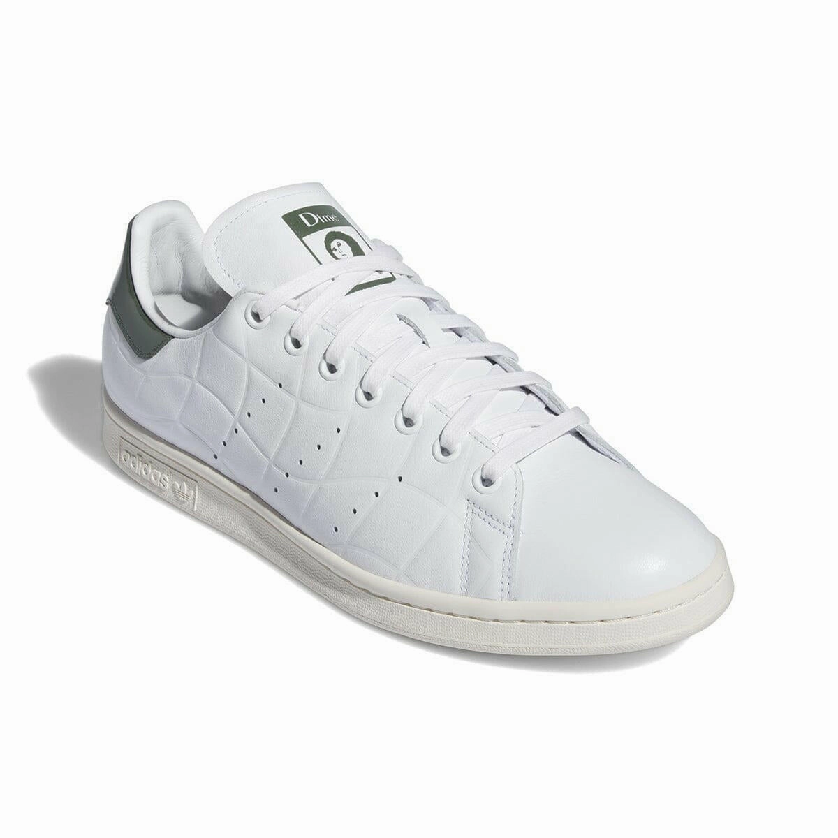 Adidas - Dime Stan Smith Shoes Cloud White/Collegiate Green/Green Oxide Lockdown Strap