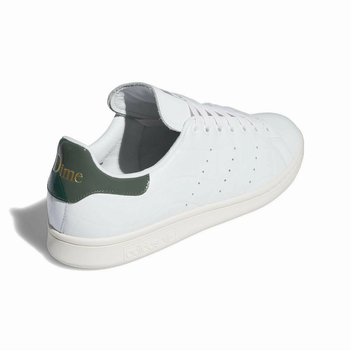 Adidas - Dime Stan Smith Shoes Cloud White/Collegiate Green/Green Oxide Built To Move Smooth Balance