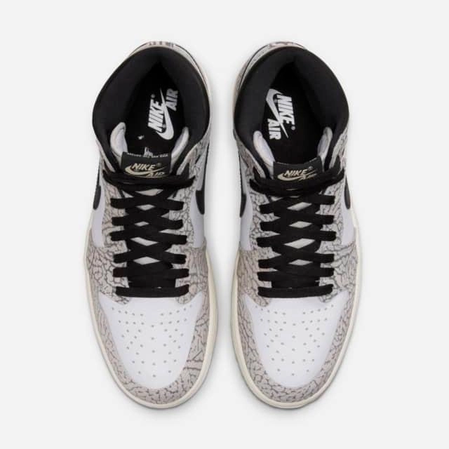 Nike Men's Air Jordan 1 Retro OG Shoes - Tech Grey / Muslin / Black / White Athletic Purpose