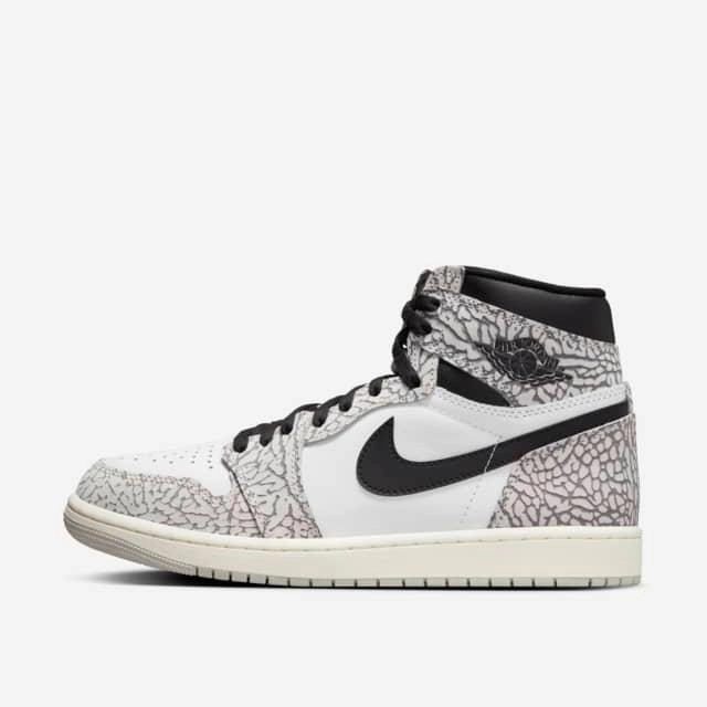 Nike Men's Air Jordan 1 Retro OG Shoes - Tech Grey / Muslin / Black / White All-day Performance