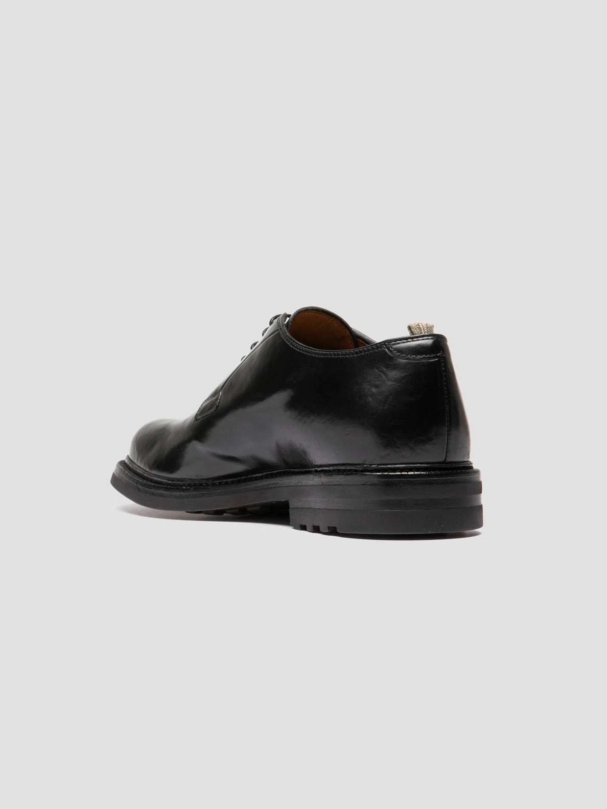 Weekend Outfit Polished Attire ASTON FLEXI 001 - Black Leather Derby Shoes