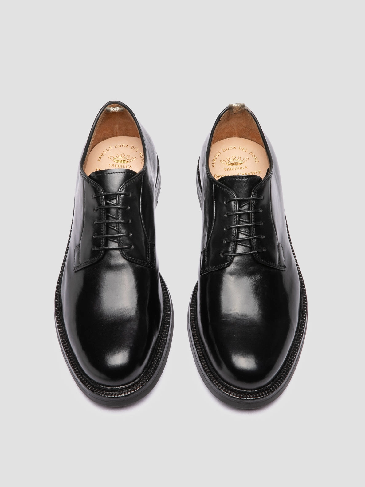 Smart Walks ASTON FLEXI 001 - Black Leather Derby Shoes